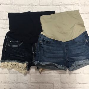 Bundle Bella Vida Maternity Shorts Size S